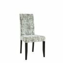 Chaise en bois rembourrée ECITA Blanc Simili-cuir