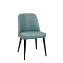 Chaise op�ra en bois rembourr�e SONA Noyer clair Simili-cuir antique