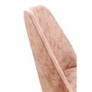 Chaise op�ra en bois rembourr�e SONA Noyer clair Simili-cuir antique