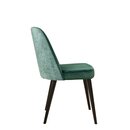 Chaise op�ra en bois rembourr�e SONA Noyer am�ricain Tissus