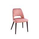 Chaise op�ra en bois rembourr�e SONA-200 Blanc Simili-cuir antique