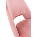 Chaise op�ra en bois rembourr�e SONA-200 Noir Tissus