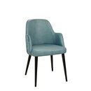 Chaise opra en bois rembourre SONA A Blanc Simili-cuir