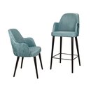 Chaise opra en bois rembourre SONA A Blanc Simili-cuir