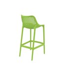 Chaise de bar en plastique avec assise Vert Modle AIR-BAR