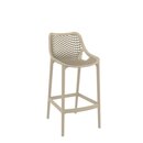 Chaise de bar en plastique avec assise Noir Modle AIR-BAR