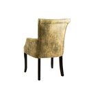 Chaise en bois rembourrée CLASINO A Noir Simili-cuir