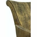 Chaise en bois rembourrée CLASINO A Hêtre foncé Simili-cuir