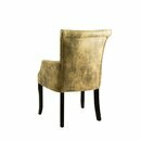 Chaise en bois rembourrée CLASINO A Hêtre foncé Simili-cuir antique