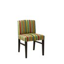 Chaise en bois rembourr�e LEBOR Noyer am�ricain Cuir v�ritable