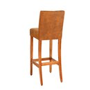 Chaise de bar en bois rembourre DEXORA B Blanc Simili cuir