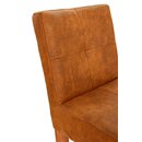 Chaise de bar en bois rembourr�e DEXORA B Noir Tissu LUX