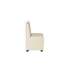 Banquette composable largeur 50cm SINTO Blanc Simili cuir