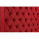 Banquette baroque modulable largeur sur-mesure STILA-H2 Noyer clair Simili-cuir
