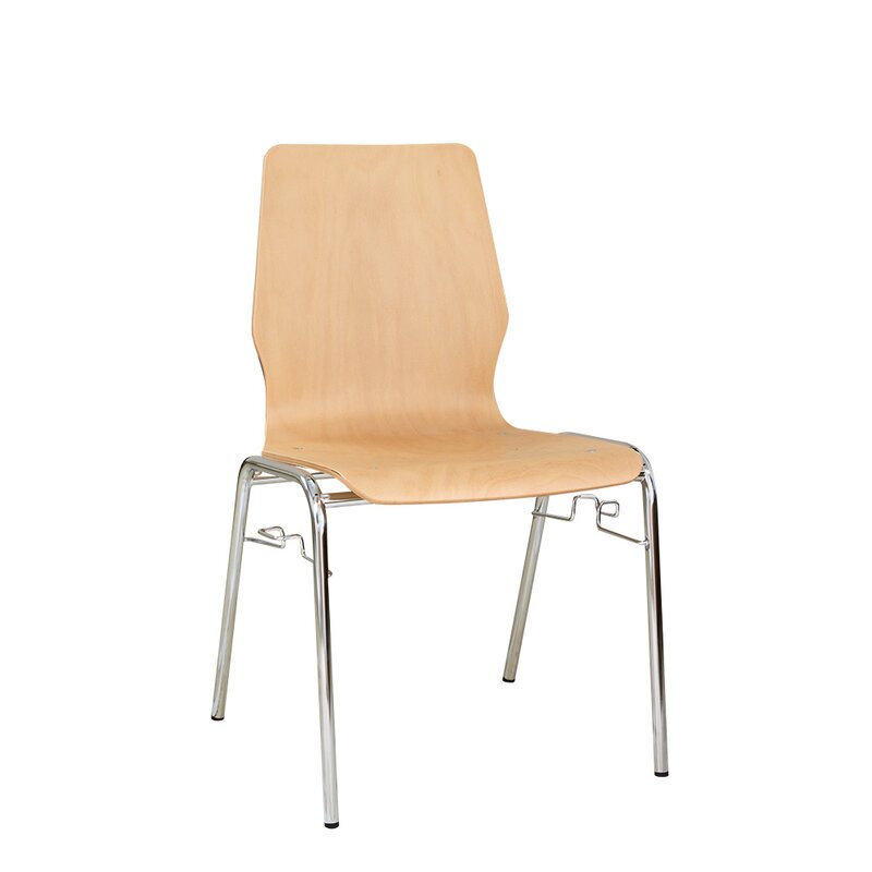 Chaise de confrence Eruno-200 Weng (Noyer fonc)