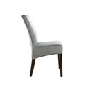 Chaise en bois rembourre JINIDIS-CHAOS Blanc Simili-cuir antique