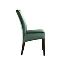 Chaise en bois rembourr�e JINIDIS-200 Noyer am�ricain Simili-cuir
