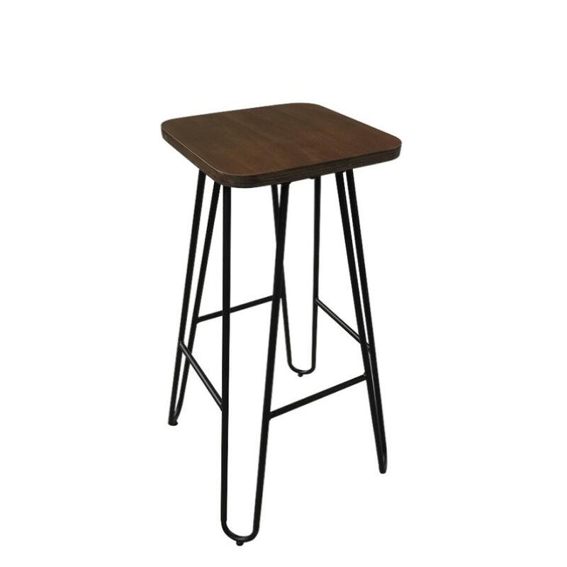 Tabouret de bar en mtal et bois SUMAR B