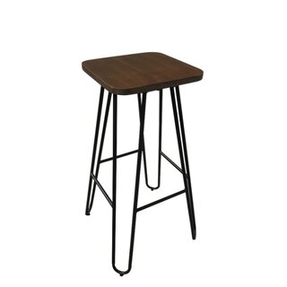 Tabouret de bar en mtal et bois SUMAR B