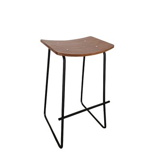 Tabouret de bar en mtal et bois style rtro oldschool...