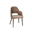 Chaise opra en bois rembourre CAZZU-200 A Noyer clair Tissus