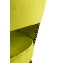 Chaise opra en bois rembourre CAZZU-200 A Noyer clair Tissus