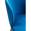 Chaise opra en bois rembourre CAZZUO A Noir Simili-cuir