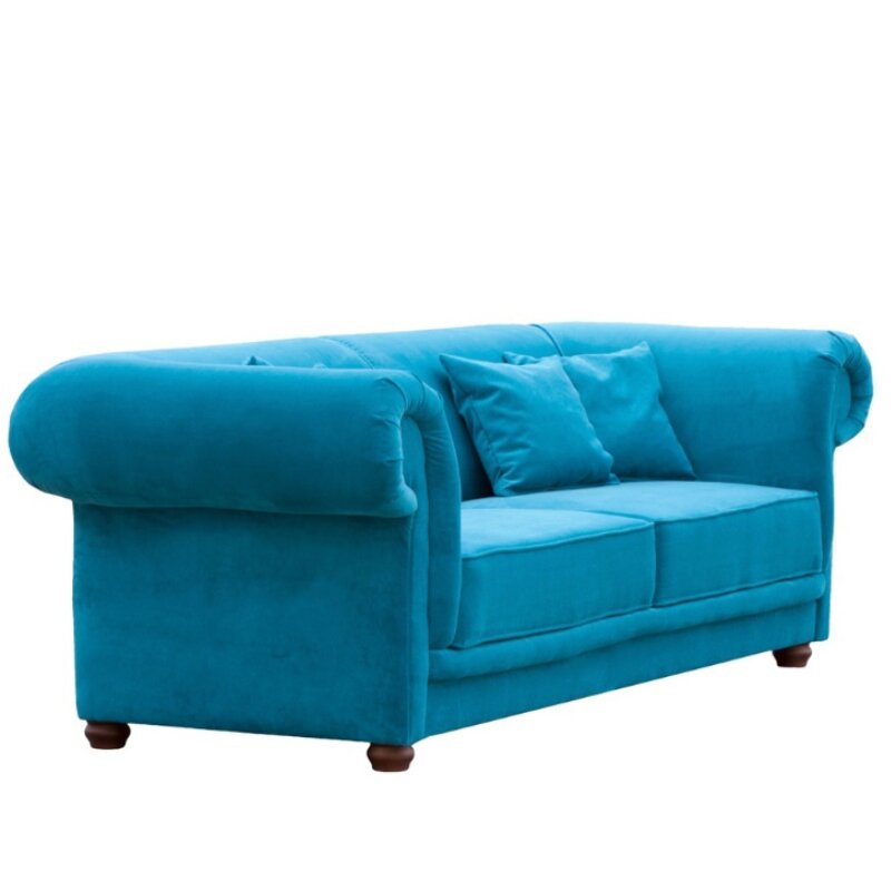 Canap SALVORA 3 places Weng (Noyer fonc) Simili-cuir