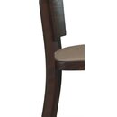 Chaise de bar en bois assise rembourre MUNO BP