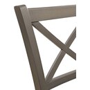 Chaise en bois assise rembourr�e ITALAX Weng� (Noyer fonc�) Tissus
