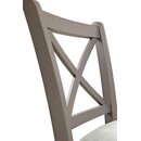 Chaise de bar en bois assise rembourre ITALAX BP