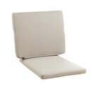 Chaise extrieure aluminium rsine tresse PANAMA beige sans coussin