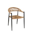 Chaise dextrieur aluminium et corde tresse SPIDRO X naturel