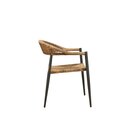 Chaise dextrieur aluminium et corde tresse SPIDRO X naturel