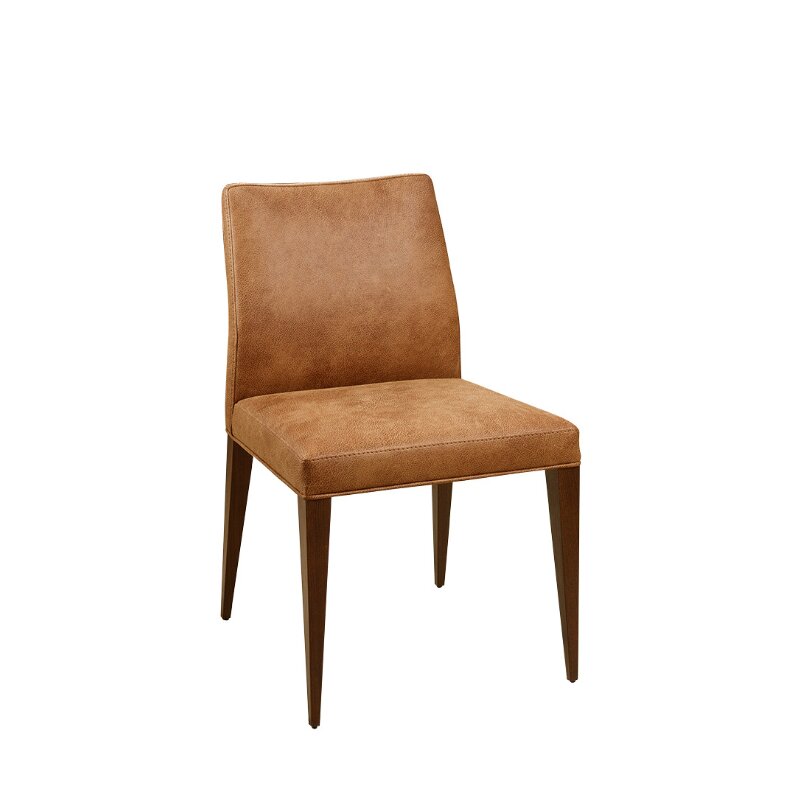 Chaise en rembourre SURO Weng (Noyer fonc) Tissus