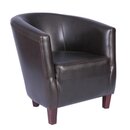 Fauteuil DINO Noyer amricain Tissus