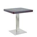 Pied de table inox bross carr TG-404-E (haut. 72cm)