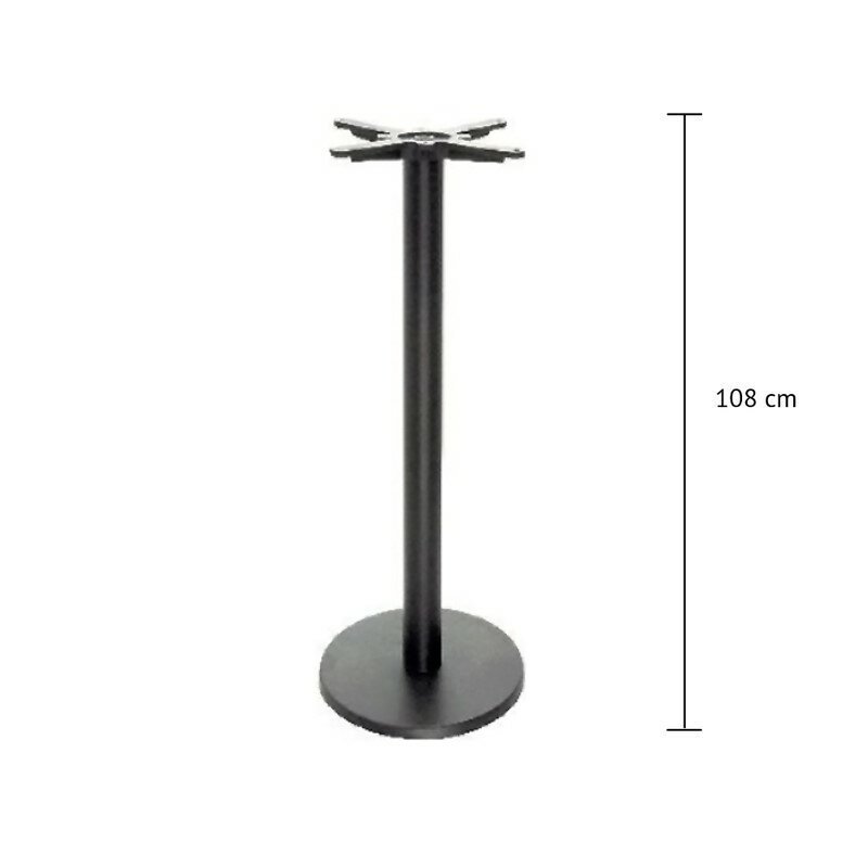 Pied de table en fonte rond TG-400-FH (haut. 108cm)