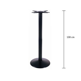 Pied de table en fonte rond conique TG-400-KH (haut. 108cm)