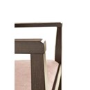 Chaise en bois rembourre SIRVA-472-P-A Weng (Noyer fonc) Tissus