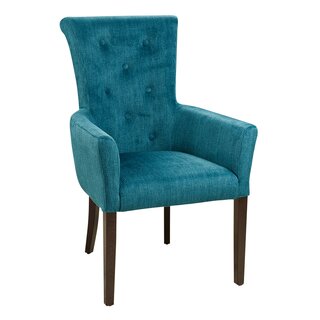 Chaise rembourre capitonne GARY-ARM