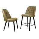 Chaise rembourre SONA Blanc Simili-cuir