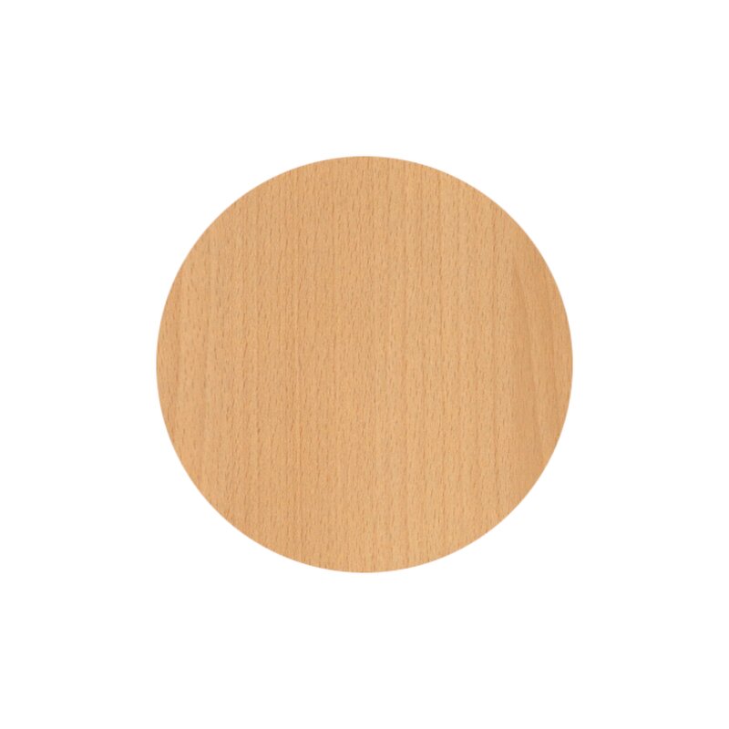 Plateau de table rond Htre Ep 50mm configurable