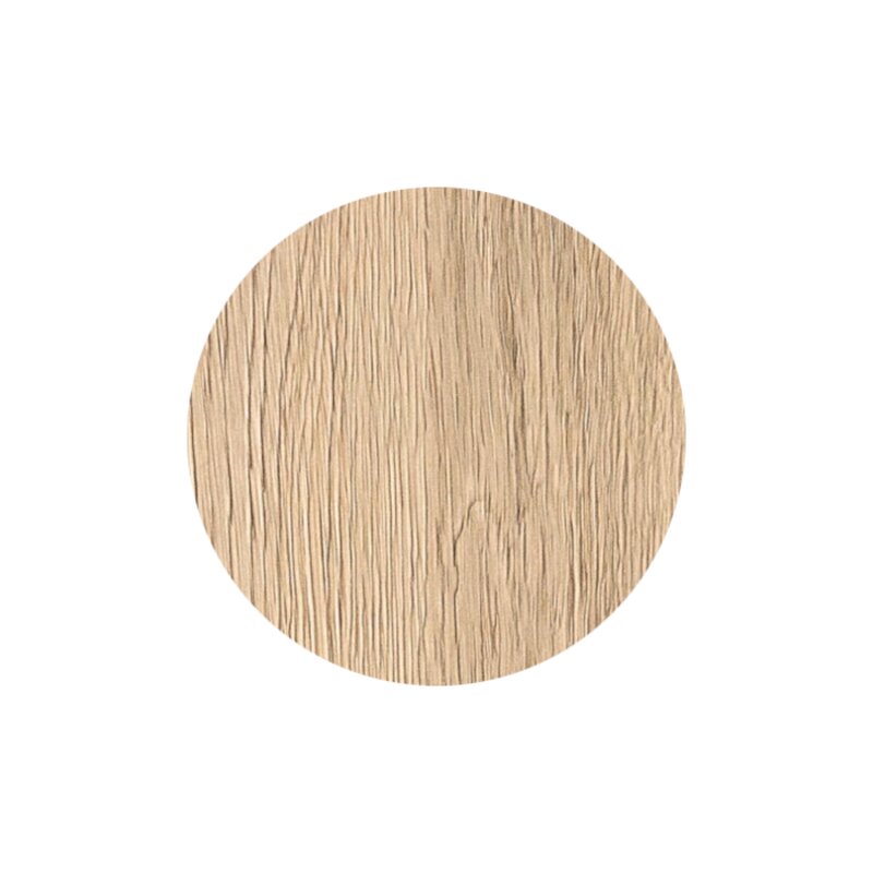 Plateau de table rond Chne Naturel Ep 25mm configurable