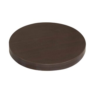 Plateau de table rond Noyer Ep 25mm configurable