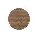 Plateau de table Chne Halifax Tabac Ep 39mm