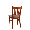 Chaise en bois assise rembourre LADIS - P