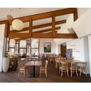 Chaise en bois assise rembourre LADIS - P