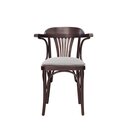 Chaise en bois avec assise rembourrée BISTRO 11 P