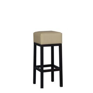 Tabouret de bar en bois assise rembourre KURIS BP